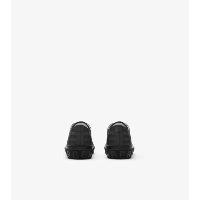 Adidași din amestec de nailon cu model în carouri