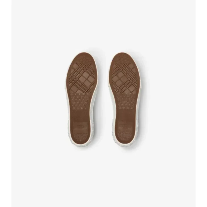 Adidași din amestec de nailon cu model în carouri
