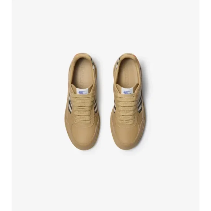 Adidași din piele cu imprimeu în carouri Adidași din piele cu imprimeu în carouri