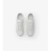 Adidași din piele cu model în carouri în relief în formă de Sneakersi 