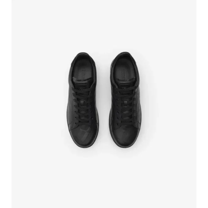 Adidași Set din piele cu imprimeu în carouri Adidași Set din piele cu imprimeu în carouri