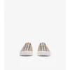 Adidași slip-on din bumbac cu imprimeu în carouri