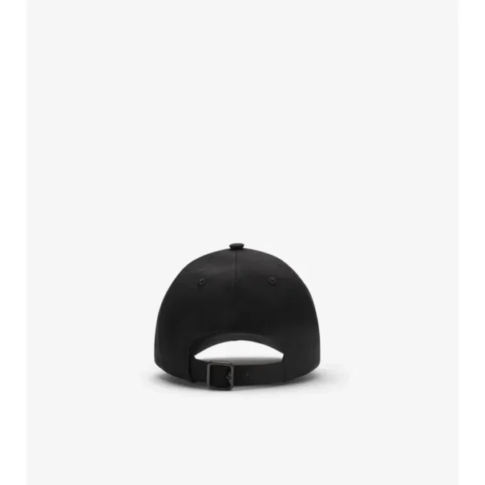 Șapcă de baseball din Gabardine cu logo cursiv în carouri Șapcă de baseball din Gabardine cu logo cursiv în carouri