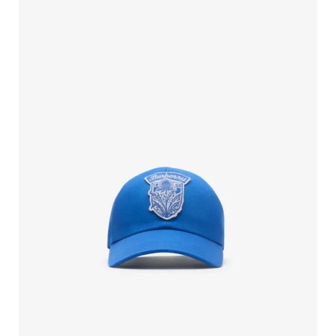 Șapcă de baseball din Gabardine cu scutul cu ciulini Șapcă de baseball din Gabardine cu scutul cu ciulini