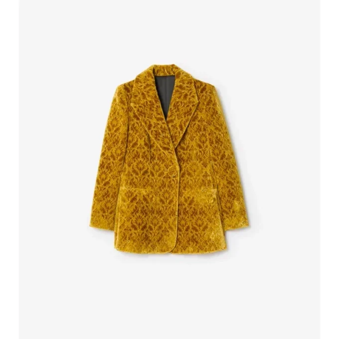 Blazer din catifea barocă