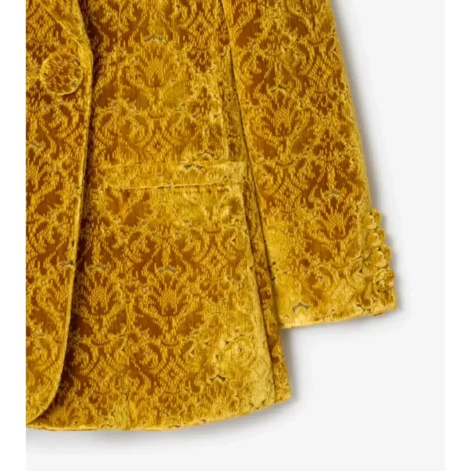 Blazer din catifea barocă