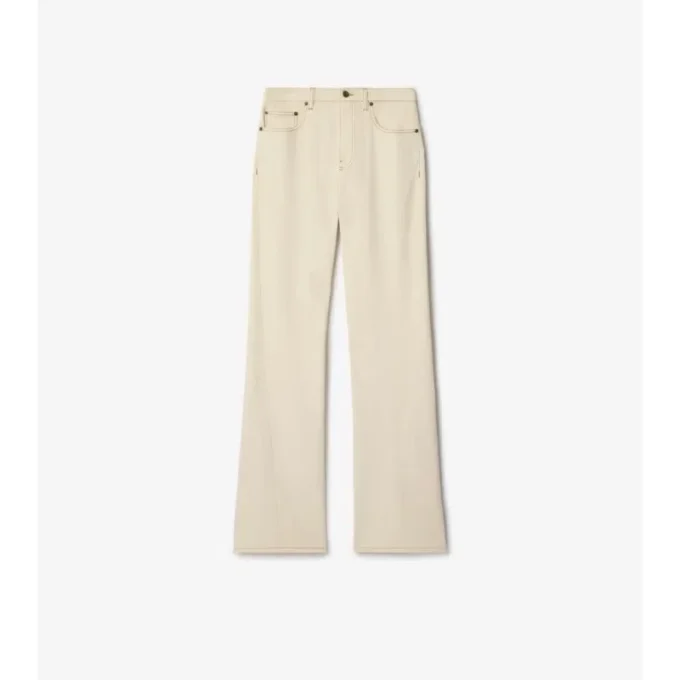 Blugi bootcut cu talie înaltă