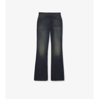Blugi bootcut cu talie înaltă