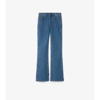 Blugi bootcut cu talie înaltă