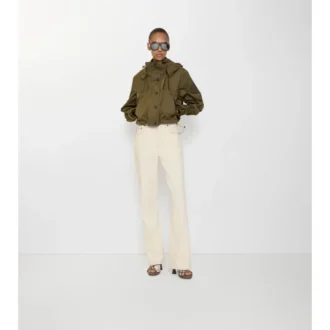 Blugi bootcut cu talie înaltă
