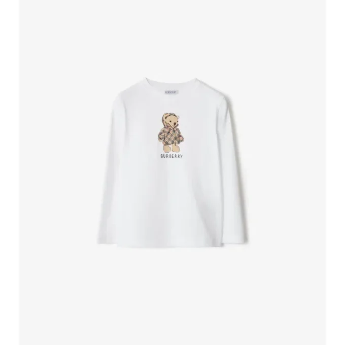 Bluză din bumbac cu imprimeu Puffer Bear