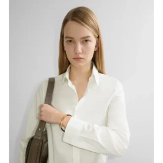 Brățară din piele cu model în carouri