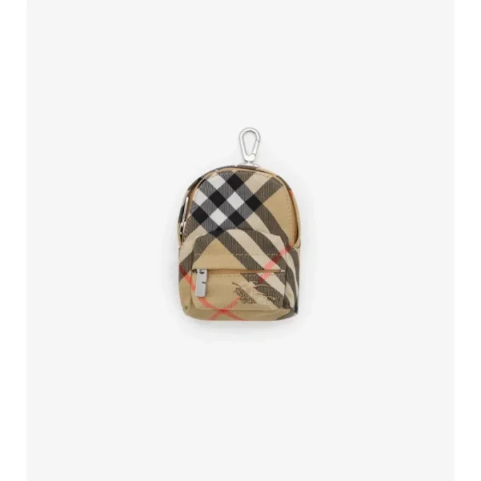 Breloc pentru rucsac cu model în carouri Breloc pentru rucsac cu model în carouri