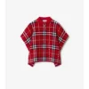 Cape din lână cu model în carouri