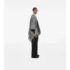 Cape din lână și cașmir jacquard cu model în carouri contrastante Cape din lână și cașmir jacquard cu model în carouri contrastante