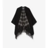Cape reversibilă din lână cu model în carouri Cape reversibilă din lână cu model în carouri