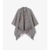 Cape reversibilă din lână cu model în carouri Cape reversibilă din lână cu model în carouri