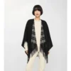 Cape reversibilă din lână cu model în carouri Cape reversibilă din lână cu model în carouri