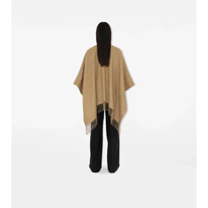 Cape reversibilă din lână cu model în carouri Cape reversibilă din lână cu model în carouri