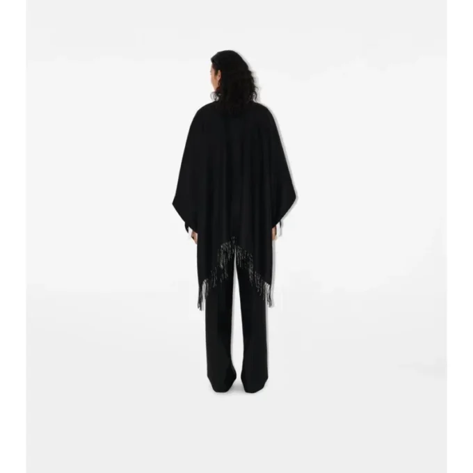 Cape reversibilă din lână cu model în carouri Cape reversibilă din lână cu model în carouri