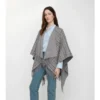 Cape reversibilă din lână cu model în carouri Cape reversibilă din lână cu model în carouri