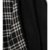 Cape reversibilă din lână cu model în carouri Cape reversibilă din lână cu model în carouri