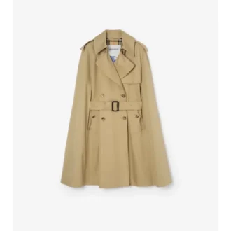 Cape trench din Gabardine Belmont