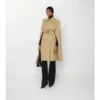 Cape trench din Gabardine Belmont