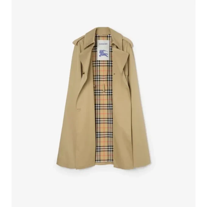 Cape trench din Gabardine Belmont