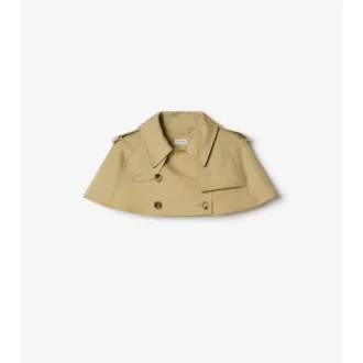 Capelet trench din gabardină