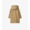 Car Coat cu glugă din bumbac Car Coat cu glugă din bumbac