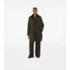 Car Coat de mașină din nailon matlasat, de lungime medie Car Coat de mașină din nailon matlasat, de lungime medie