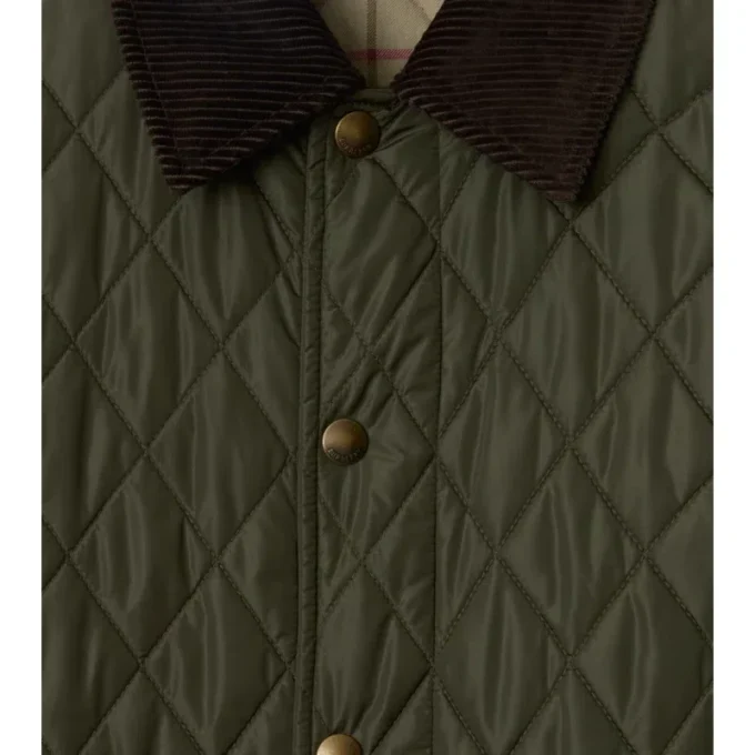 Car Coat de mașină din nailon matlasat, de lungime medie Car Coat de mașină din nailon matlasat, de lungime medie