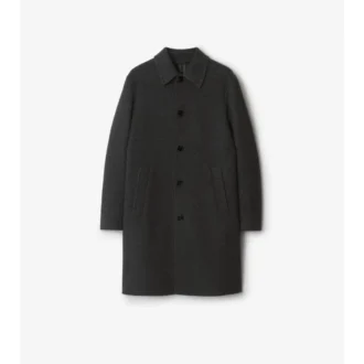 Car Coat din lână de lungime medie
