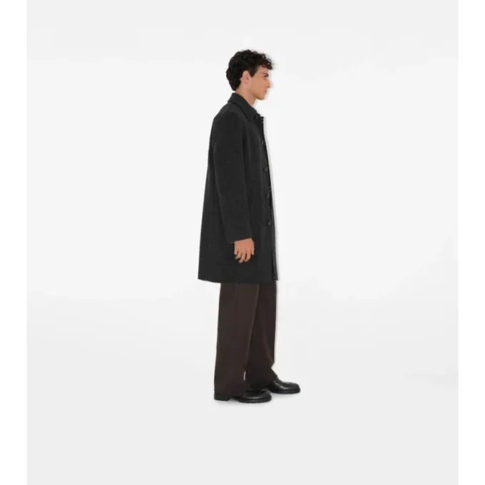 Car Coat din lână de lungime medie