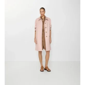 Car Coat din Tropical Gabardine, de lungime medie
