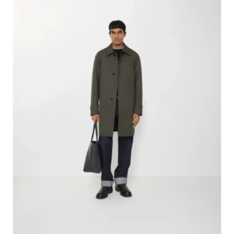 Car Coat din Tropical Gabardine, de lungime medie