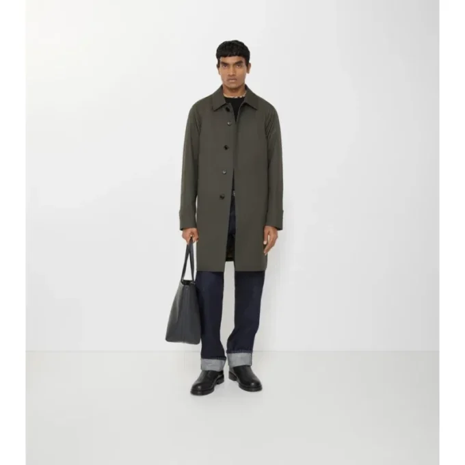 Car Coat din Tropical Gabardine, de lungime medie Car Coat din Tropical Gabardine, de lungime medie