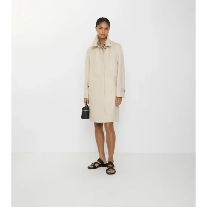 Car Coat din Tropical Gabardine, de lungime medie Car Coat din Tropical Gabardine, de lungime medie