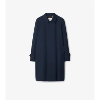 Car Coat lung din gabardină