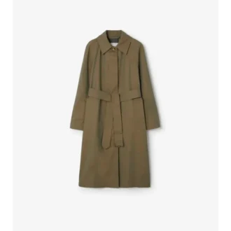 Car Coat lung din gabardină