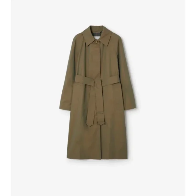 Car Coat lung din gabardină