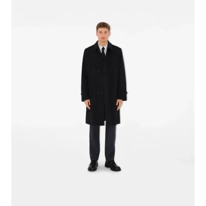 Car Coat lung din gabardină Car Coat lung din gabardină