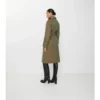 Car Coat lung din gabardină