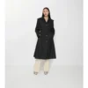 Car Coat lung din nailon cu glugă