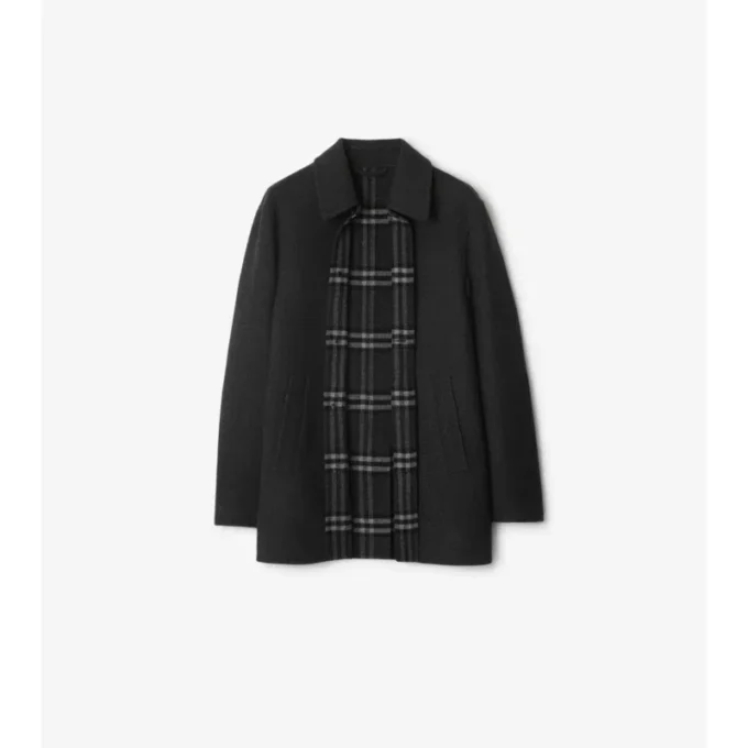 Car Coat scurt din lână