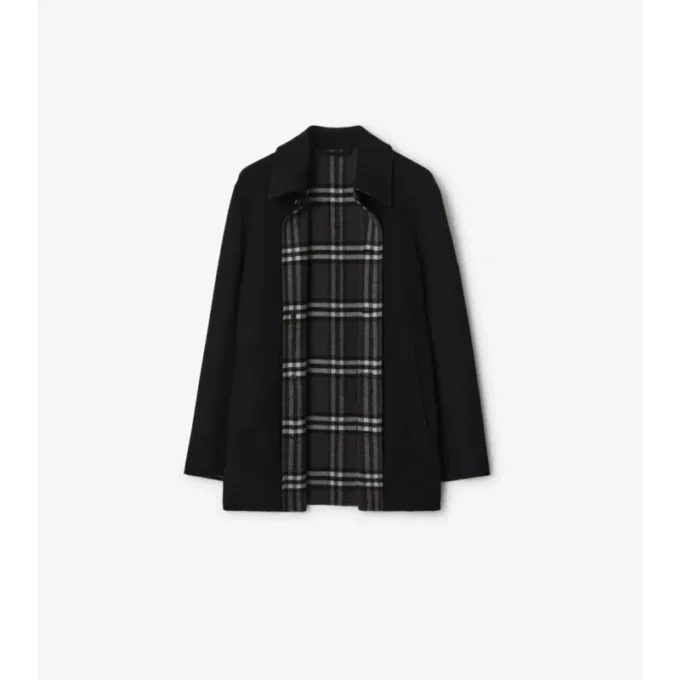 Car Coat scurt din lână