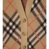Cardigan din amestec de lână și mohair cu model în carouri