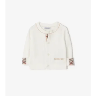 Cardigan din bumbac cu logo