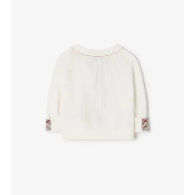 Cardigan din bumbac cu logo